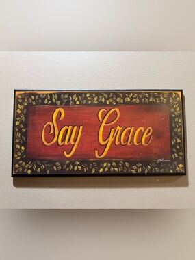 SAY GRACE Wall Art